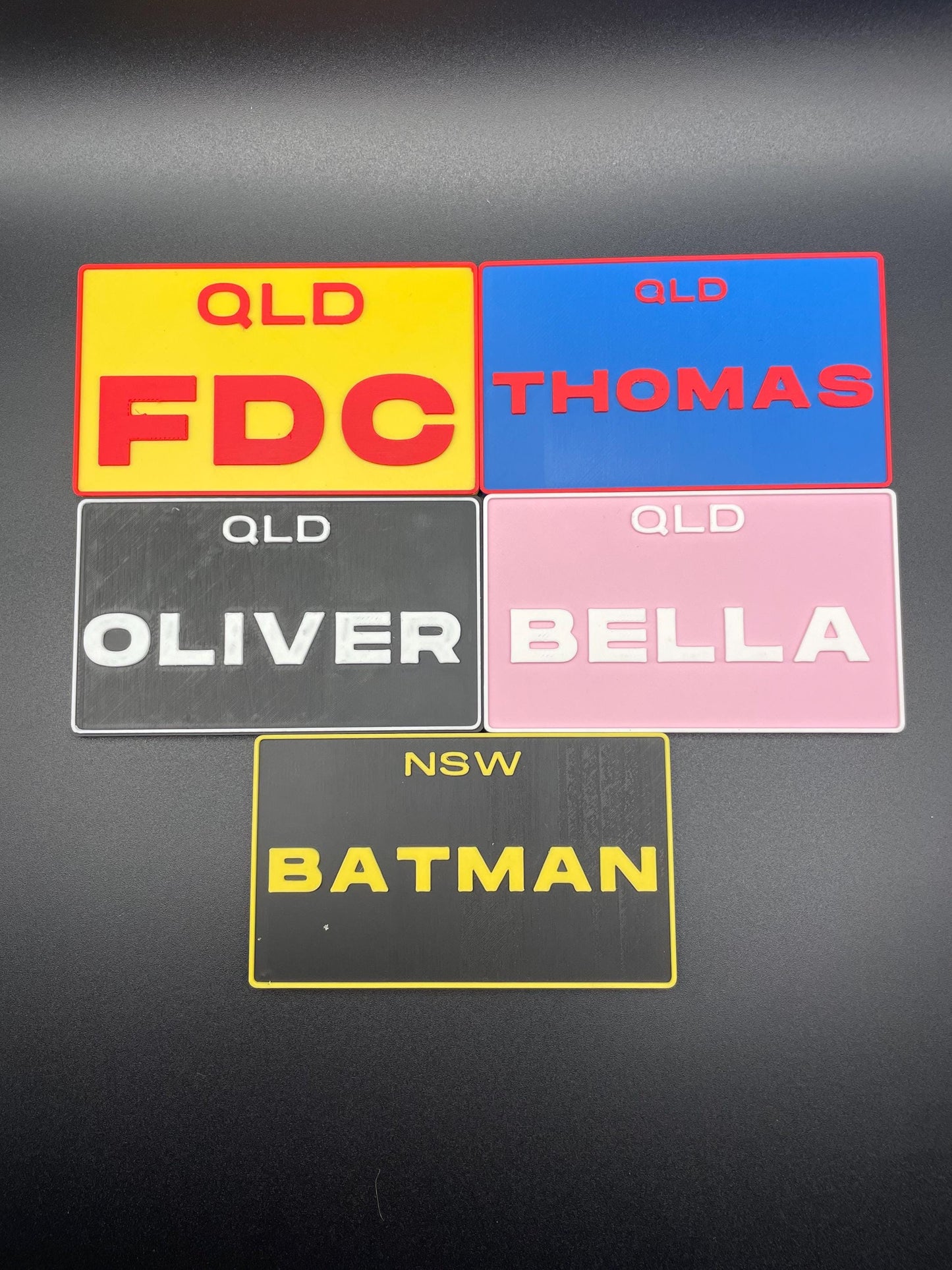 Personalized Rear Number Plate for Little Tikes Cozy Coupe