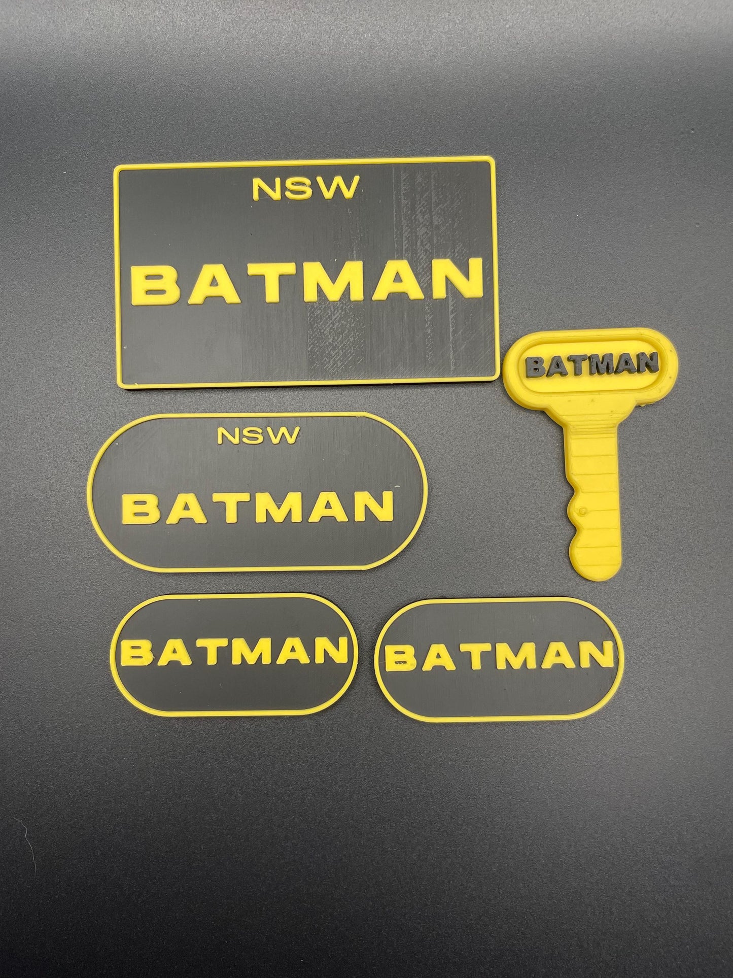 Personalized Little Tikes Number Plate & Key Set