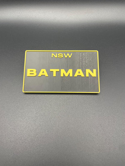 Personalized Rear Number Plate for Little Tikes Cozy Coupe