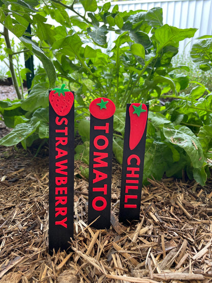 Personalized Garden Markers | Herb & Vegetable Identification Sticks