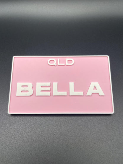 Personalized Rear Number Plate for Little Tikes Cozy Coupe