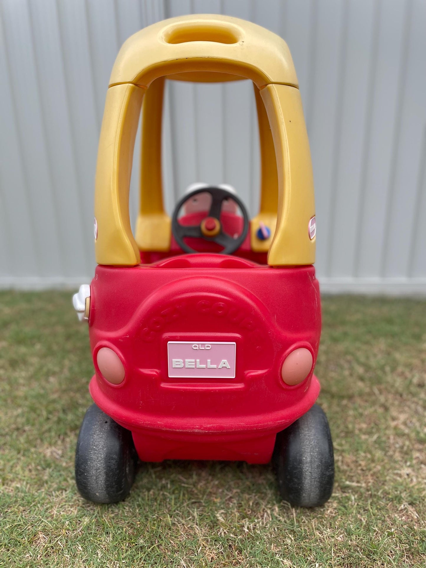 Personalized Rear Number Plate for Little Tikes Cozy Coupe
